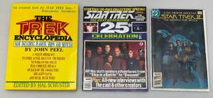lot 267 image: Misc. Vintage STAR TREK Books Including Comic Book & More