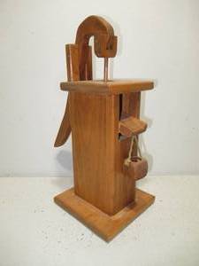 Decorative Wooden Water Pump