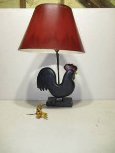 Swank Rooster Lamp
