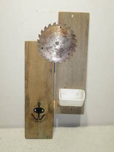 Hand Crafted Coat & Keys Wall Hanger