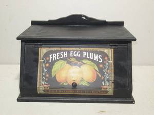Fresh Egg Plums Rustic Bread Box