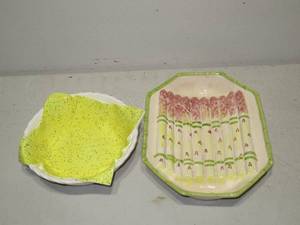 Set of 2 Decorative Ceramic Serving Dishes