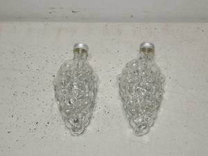 Set of 2 Grape Bunch Bottles