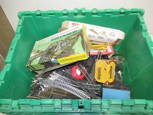 Mixed Lot Vintage Train Set Tracks and Parts