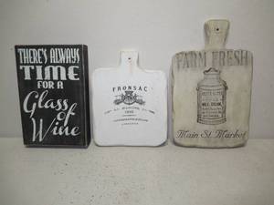 Set of 3 Farmhouse Style Wall Decor