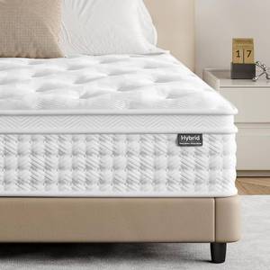 lot 8 image: Onbrill 12 Twin Size Hybrid Mattress in a Box