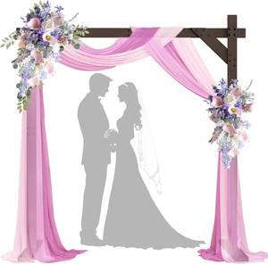 lot 23 image: Bonastella Wooden Wedding Arch