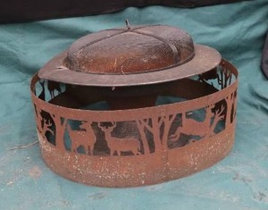 DECORATIVE FIRE RING AND FIRE PIT