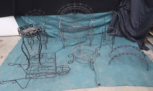 WROUGHT IRON OUTDOOR DECOR