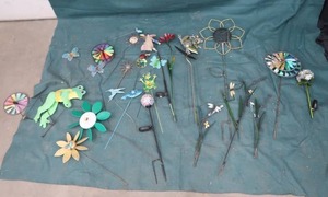 STAKED YARD ART