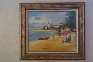 lot 20 image: Oil on Canvas by Pierre David