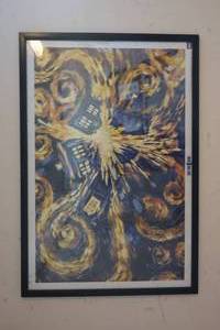 lot 63 image: Dr. Who framed poster