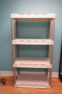 lot 131 image: Plano 4 tier shelf