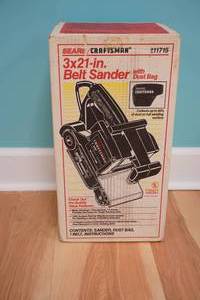 lot 140 image: Craftsman belt sander 3x21