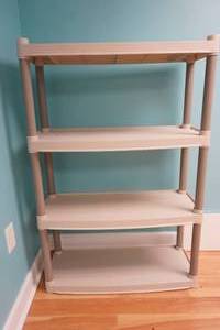 lot 144 image: Plano 4 tier shelf