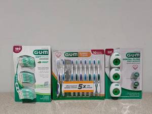 lot 22 image: BRAND NEW G.U.M ORAL PRODUCTS