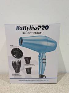 lot 25 image: BRAND NEW BABYLISS PRO NANO TITANIUM