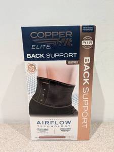 lot 30 image: BRAND NEW COPPER FIT ELITE BACK SUPPORT