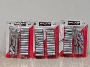 lot 37 image: KIRKLAND SIGNATURES AA BATTERIES- 3PACKS