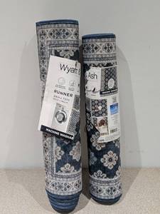 lot 47 image: BRAND NEW WYATT & ASH MACHINE WASHABLE RUNNER- 2PK.