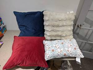 lot 75 image: ASSORTED HOME DECOR PILLOWS