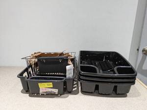 lot 84 image: 5 BRAND NEW ASSORTED DISH RACKS