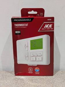 lot 90 image: BRAND NEW ACE PROGRAMMABLE THERMOSTAT