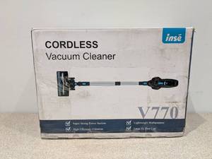 lot 100 image: BRAND NEW INSE CORDLESS STICK VACUUM CLEANER