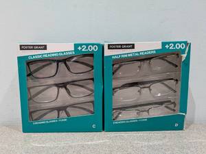 lot 107 image: BRAND NEW FOSTER GRANT 2.00 CLASSIC READING GLASSES