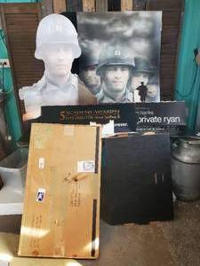 lot 7 image: Awesome Large Saving Private Ryan Movie Theater Display
