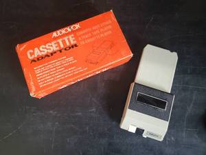 lot 9 image: Vintage Audivox Cassette Adaptor with Box