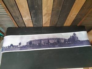 lot 48 image: WOW Fergus fall State Hospital Park Region Motorcycle Club Fergus Falls Look at the Vintage Harley Davidson Sweaters  Such a fun Vintage Photo copy