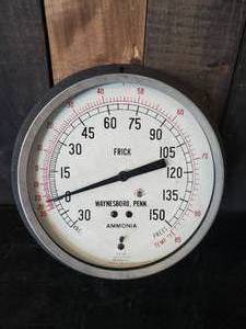 lot 57 image: Vintage Large heavy Gauge Frick Waynesboro Penn Ammonia Sensor