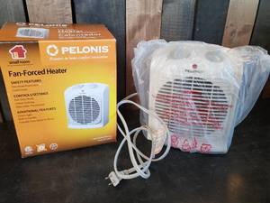 lot 75 image: New in Box never used Pelonis Fan Forced Heater