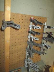 Assorted Brand grip-style clamps pl...