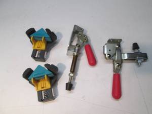 Pair of straight-line action clamps...