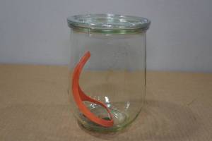 lot 182 image: Weck Tulip Sour Dough Starter Jar 1L