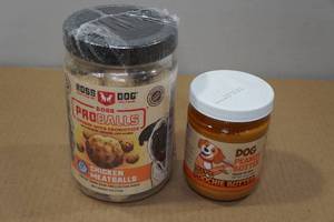 lot 187 image: Boss Dog Freeze Dried Treats with Peanut Butter