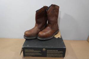 lot 232 image: Irish Setter Edgerton Mens 11 Pull-On Work Boots -Size 8