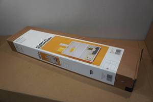 lot 8 image: Room Essentials 3-Shelf Bookcase - White