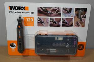 lot 44 image: Worx 8V Cordless Rotary Tool Set