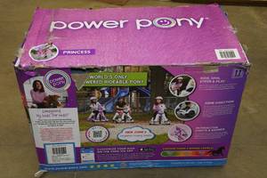 lot 57 image: Power Pony Princess Rideable Hoverboard Toy