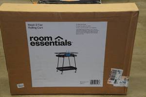lot 74 image: Room Essentials Mesh 2-Tier Rolling Cart