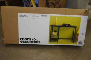 lot 80 image: Room Essentials Adjustable Storage Desk