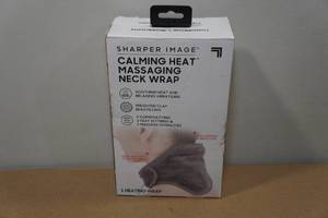lot 91 image: Sharper Image Calming Heat Massaging Neck Wrap