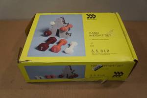 lot 108 image: All in Motion Hand Weight Set