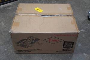 lot 138 image: Sunny Health and Fitness Magnetic Under Desk Elliptical