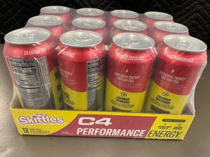 12-Pack Skittles C4 Performance Energy Drink Skittles Flavor