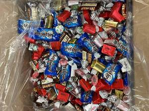20lb Box of Assorted Candy including Reeses, Kit Kat, Heath Bars, and More