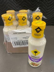 California Pizza Kitchen Caesar Dressing - Pack of 6 (12 FL OZ Bottles)
